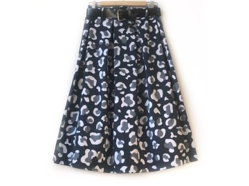 دامن پیلی  با کمربند کد  ( 014 )  قد 75