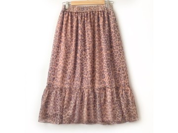 دامن حریر گلدار  قد 75  کد (347)