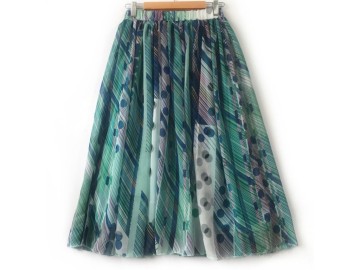 دامن حریر گلدار  قد 75  کد (845)