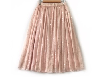 دامن حریر گلدار  قد 75  کد (847)