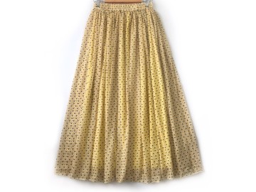 دامن حریر گلدار  قد 90 کد (838)