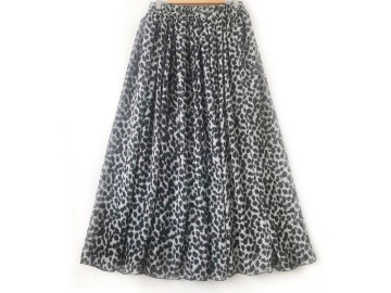 دامن حریر گلدار  قد 90 کد (832)