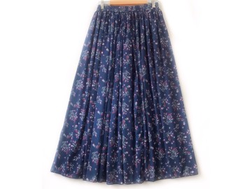 دامن حریر گلدار  قد 90 کد (840)