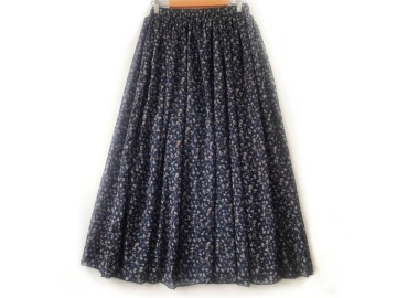 دامن حریر گلدار  قد 90 کد (851)