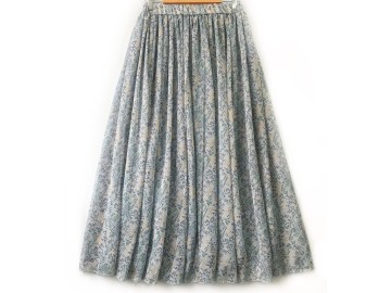 دامن حریر گلدار  قد 90 کد (846)