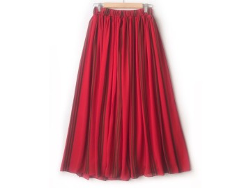 دامن حریر گلدار  قد 90 کد (651)