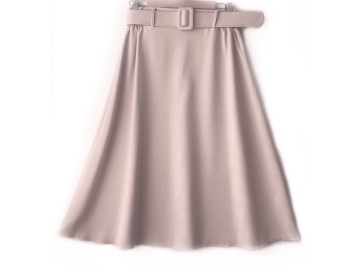 دامن  کلوش با  کمربند کرم  قد 75