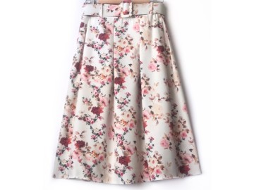 دامن پیلی  با کمربند کد  ( 707 )  قد 75