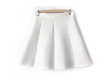 دامن  هشت ترك سفيد قد 50