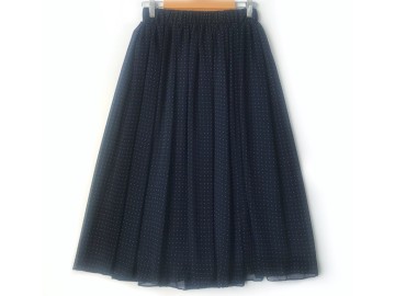 دامن حریر گلدار  قد 75  کد (890)