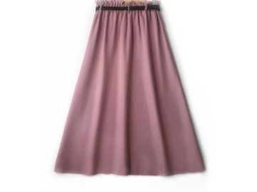 دامن  کالباسی کد A فون با کمربند قد 90