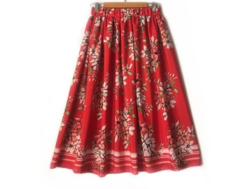 دامن حریر گلدار  قد 75  کد (882)