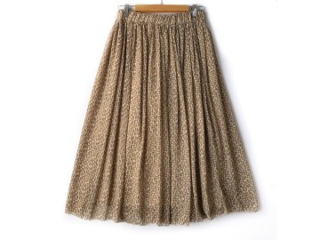 دامن حریر گلدار  قد 75  کد (1008)