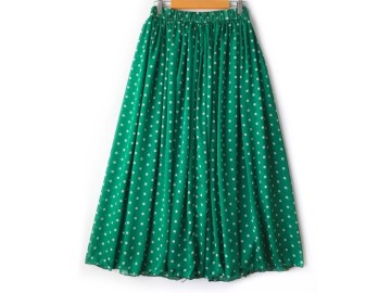 دامن حریر گلدار  قد 90 کد (1010)