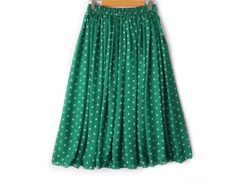 دامن حریر گلدار  قد 75  کد (1010)