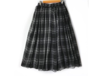 دامن حریر گلدار  قد 75  کد (1005)