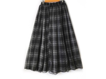 دامن حریر گلدار  قد 90 کد (1005)