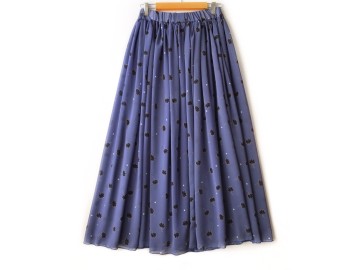 دامن حریر گلدار  قد 90 کد (1045)