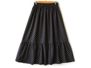 دامن  طرحدار  قد 75  کد (1101)