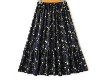 دامن  گلدار  قد 75  کد (1107)