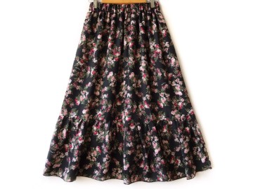 دامن  گلدار  قد 75  کد (1113)