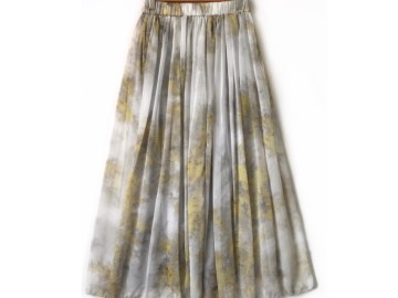 دامن حریر گلدار  قد 90 کد (1089)