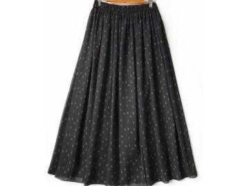 دامن حریر گلدار  قد 90 کد (1088)