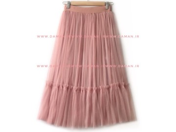 دامن پله دار کالباسی کوتاه  ( قد 75 )