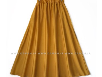 دامن  كلوش خردلي قد 95