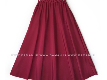 دامن  كلوش زرشكي قد 95