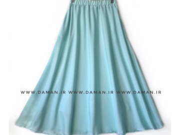 دامن  كلوش ابي آسماني قد 95