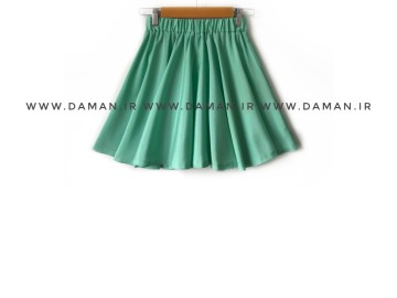 دامن  كلوش  سبزابي   قد  40