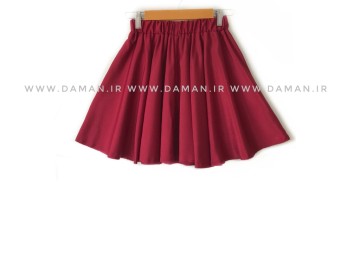 دامن  كلوش زرشكي  قد  40