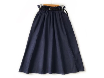 دامن  فون  سرمه اي  قد  80  با کمربند