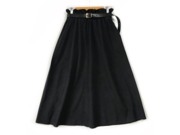 دامن  فون  مشكي  قد  80  با کمربند