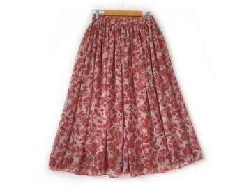 دامن حریر گلدار  قد 75  کد (1136)