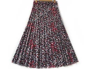 دامن پلیسه مخمل  قد 90