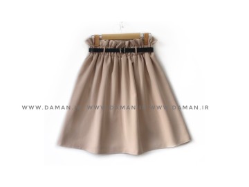 دامن قد 55 كرم  با كمربند