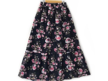 دامن گلدار  قد 90 کد (1177)