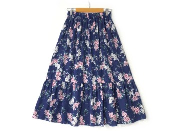 دامن  گلدار  قد 75  کد (1155)