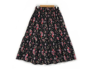 دامن  گلدار  قد 75  کد (1156)