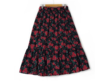 دامن  گلدار  قد 75  کد (1174)