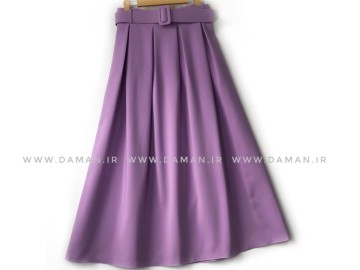 دامن پیلی  ياسي  مازراتي قد 95 با  كمربند