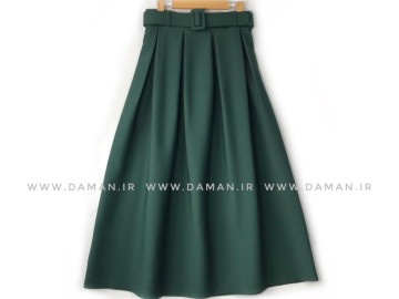 دامن پیلی  يشمي  مازراتي قد 95 با  كمربند