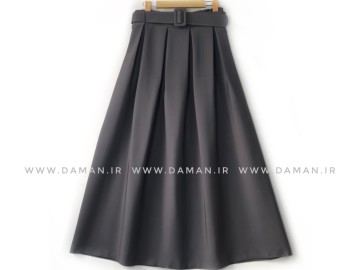 دامن پیلی  طوسي تيره  مازراتي قد 95 با  كمربند