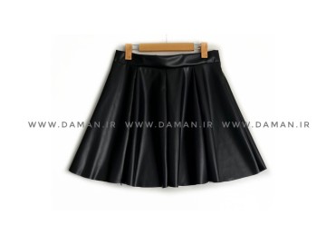 دامن  هشت ترك  چرم  قد 45