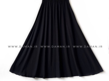 دامن  کلوش  مشكي    كد (٢١)قد 90