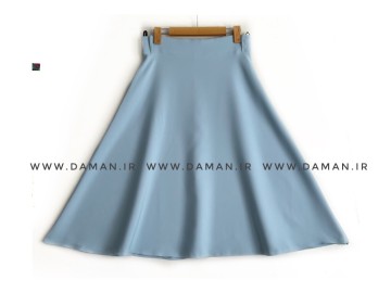 دامن  کلوش  ابي اسماني مازراتي   قد 75