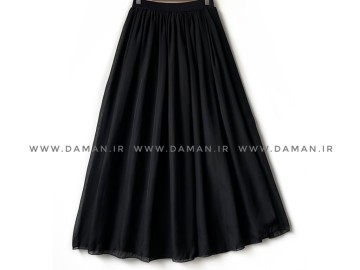 دامن حریر  مشكي  قد 90
