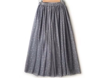 دامن حریر گلدار  قد 90 کد (621)